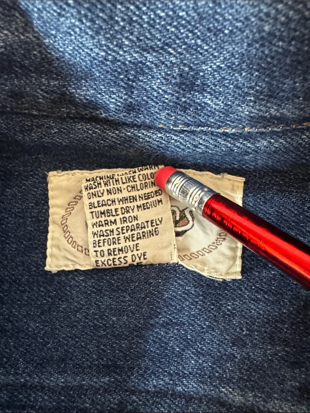 Vintage Live Ins Blue Denim Jacket Kids size 14 or women’s XS